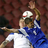 Фрагмент матча Босния-Герцеговина – Кипр